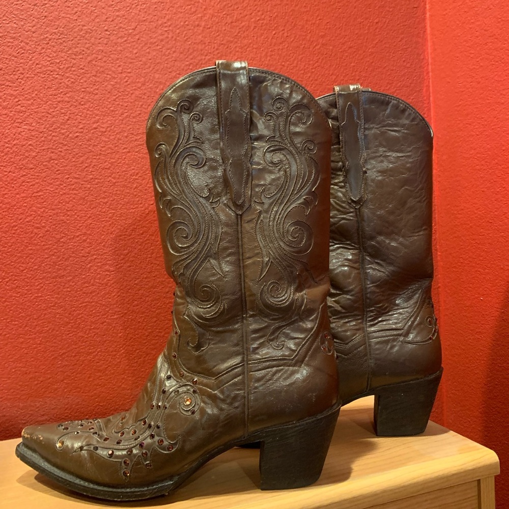 Dan Post Ladies Cowboy Boots. Size 10